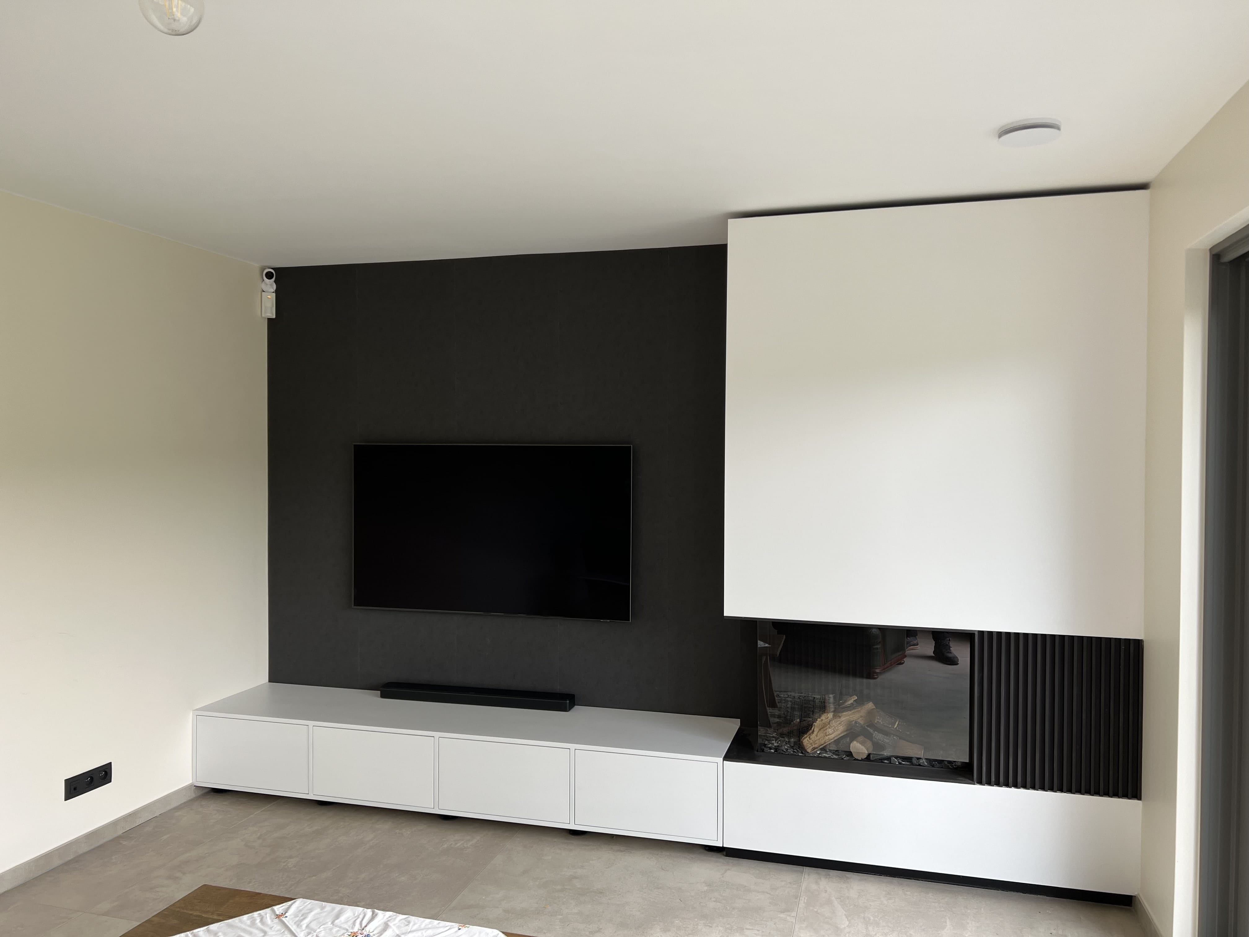 Foyer bois en coin 